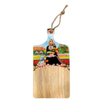 Cheese board Tulip girl color