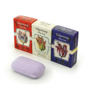 Tulpenzeepjes, 3 stuks