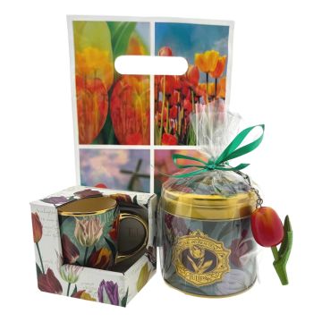 Geschenktas Tulpen Groen