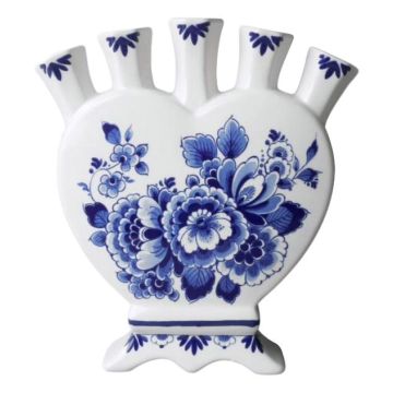 Tulpenvaas Hartvormig "Bloemen & Landschap"