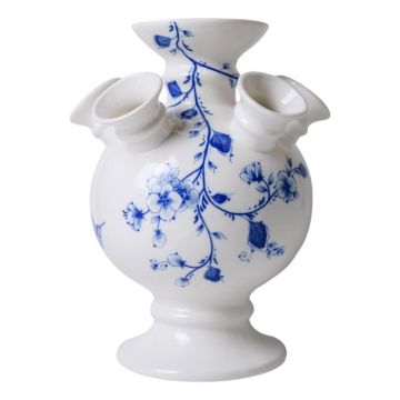 Tulpenvaas op voet - Orchidee - 22 cm