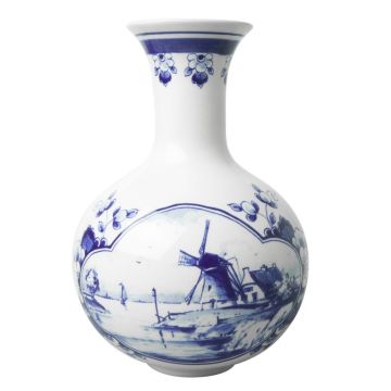 Belly vase Mill landscape - small
