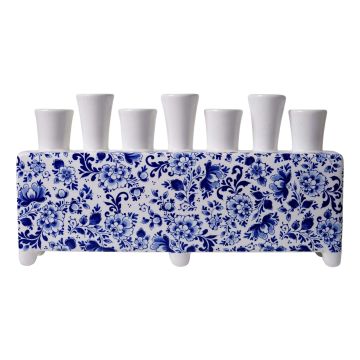 Tulpenvaas Delfts blauw rechthoek
