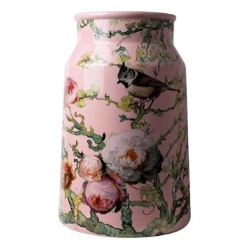 Vaas Melkbus Bosvogels Roze