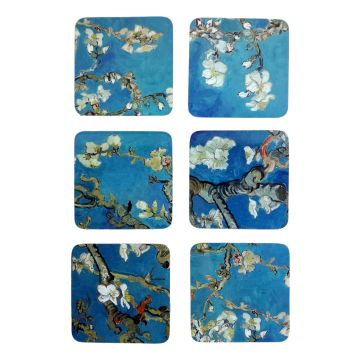 Onderzetters "Amandelbloesem" Vincent van Gogh