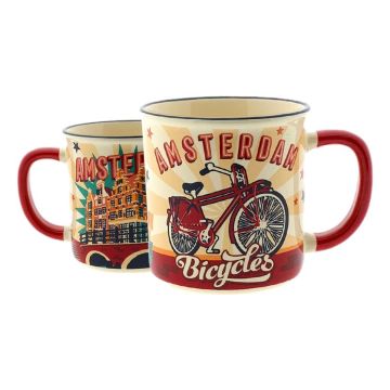 Beker vintage klein Amsterdam Beige - Klein