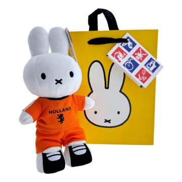 Football Miffy in orange, 24 cm