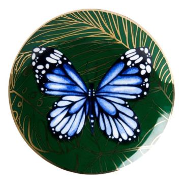 Wandbord "Vlinder",16 cm