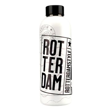 Waterfles Rotterdam - 500 ml Zwart/Wit