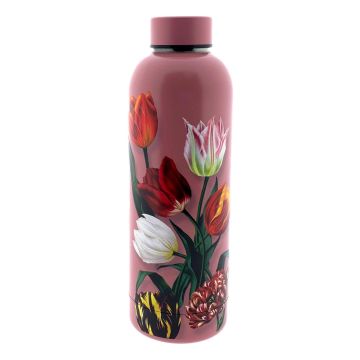 Waterfles Pretty Tulips Roze