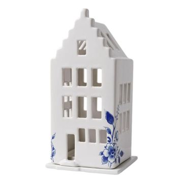 Tea light holder "House with stepped gable"