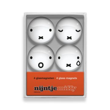 Box of Glass Magnets "Miffy's Face"