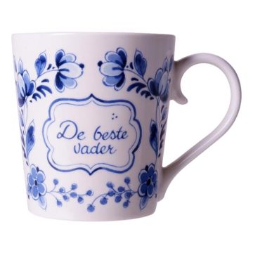 Mok Delfts Blauw - "De Beste Vader"