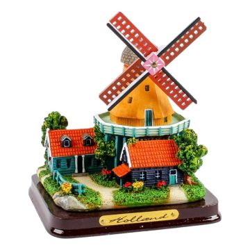 Stellingmolen Holland Polystone 12 cm 