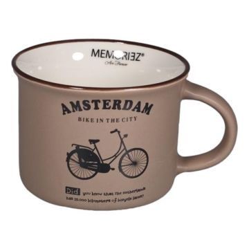 Mok Memoriez - Amsterdamse Fiets - Woenstijnklei - Klein