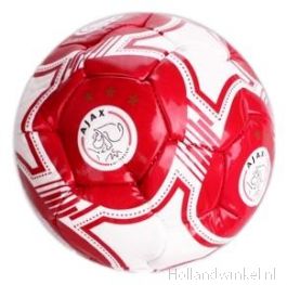 Ajax Bal Wit/Rood Strepen Ajax Logo kopen bij