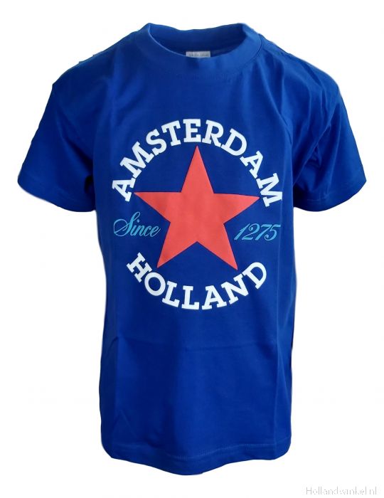 angst Ernest Shackleton verkiezing Kinder T-Shirt Amsterdam Holland Ster kopen bij HollandWinkel.NL