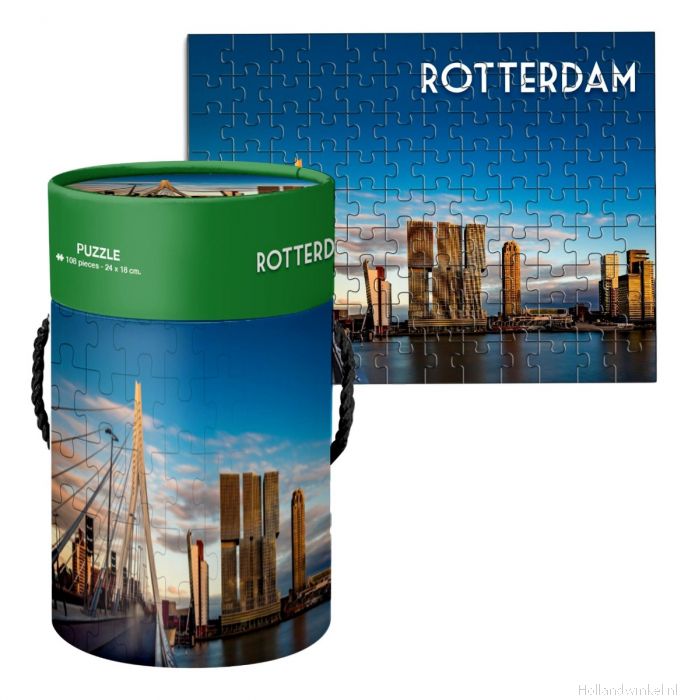 lekkage het laatste aankunnen Legpuzzel Rotterdam, 108 stukjes kopen bij HollandWinkel.NL
