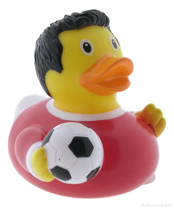 soccer rubber duck