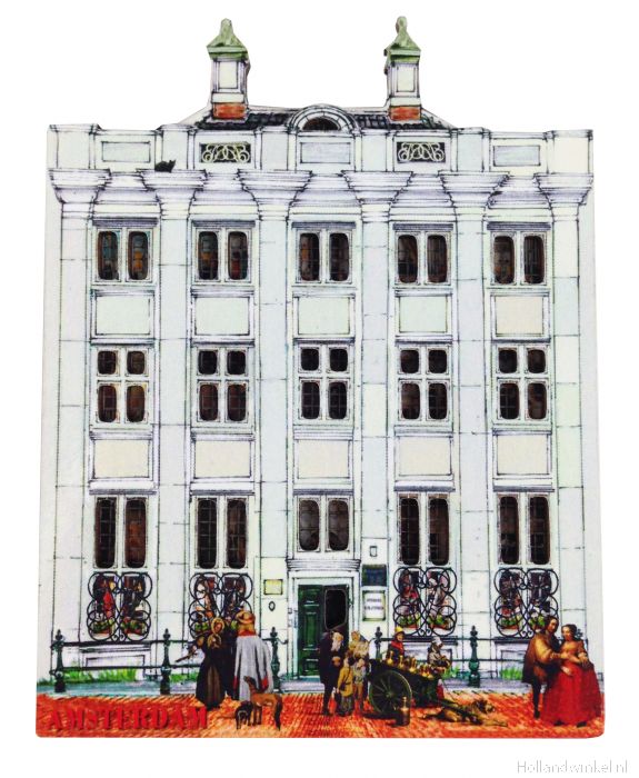 Koelkastmagneet Amsterdam Huis de Pinto kopen bij HollandWinkel.NL
