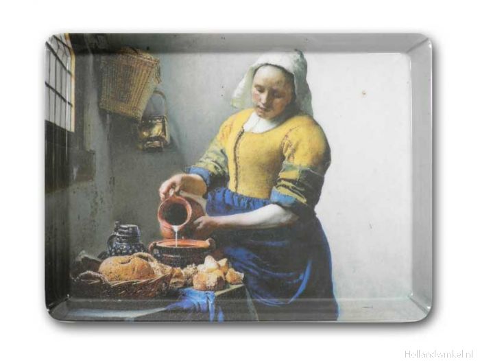 verdamping opbouwen Uit Dienblad "Het melkmeisje" door Johannes Vermeer, medium kopen bij  HollandWinkel.NL