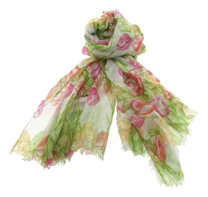 kleinhandel Onbekwaamheid Integreren Sjaal "Tulpen Multi-Color" kopen bij HollandWinkel.NL