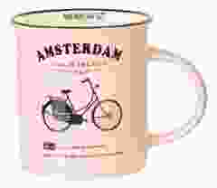 Mok Memoriez - Amsterdamse Fietsen - Mat Roze, Groot