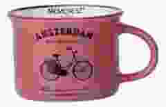 Mok Memoriez - Hollandse Fiets  - Fuchsia Matte Rose - Klein