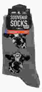 Kindersokken "Grijze Koe" , 7-8 jaar