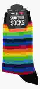 Heren Sokken "Regenboog Navy" - 40-46