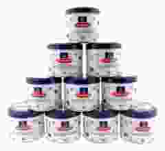 10 keer stroopwafels in Delfts Blauw blik.