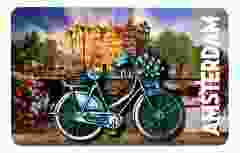 Magneet Fiets Amsterdam Glimmend