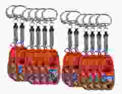 Sleutelhanger 1 oranje klompje, 12 stuks