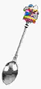 Theelepel in doosje - Kussend Paar