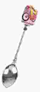 Theelepel in doosje - Fiets met Grachtenhuisjes