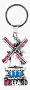 Sleutelhanger molen Holland - tin