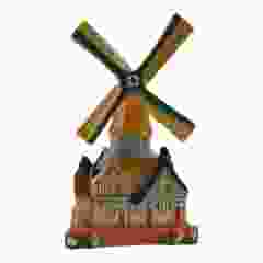 Dorpsmolen gekleurd, 10 cm 