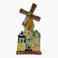 Stadsmolen gekleurd, 10 cm 