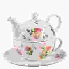 Tea-For-One "Rosie White" 