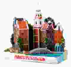 3D magnet city scene Amsterdam