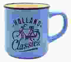 Mok Holland fiets blauw- klein