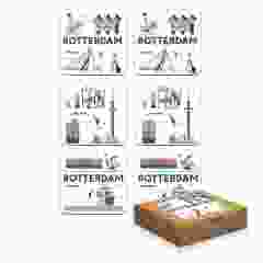 Onderzetter Doos Rotterdam (6 stuks)