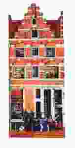 Koelkast magneet Amsterdam "Cafe Papeneiland"