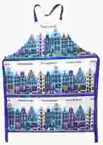 Schort Amsterdam Delftsblauw