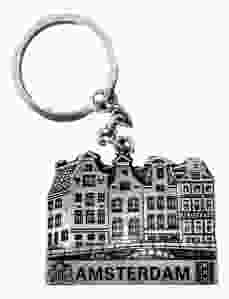 Sleutelhanger "Amsterdam" Tin 