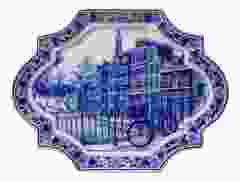 Applique "Amsterdamse Grachtenpanden" , 29 cm 