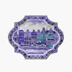 Applique "Amsterdamse Grachtenpanden" , 22.5 cm 