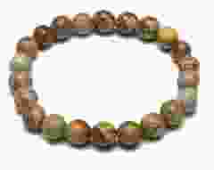 Bracelet 8mm Picture Jasper 18-19cm/7-7.4 inch