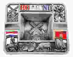 Asbak "Holland, Vierkant"