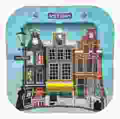 Asbak "Houses of Amsterdam"